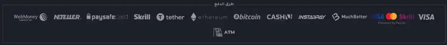 الإيداع والسحب في كازينو YYY